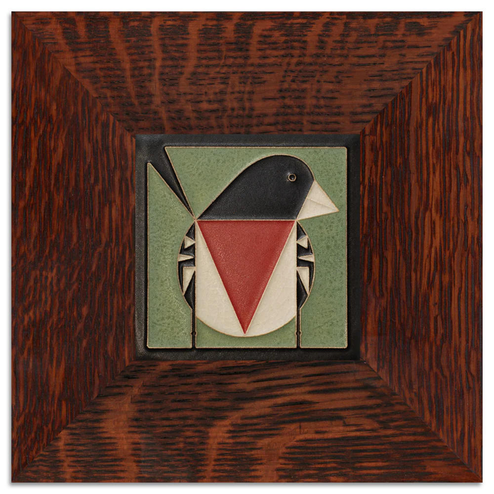 Rose Breasted Grosbeak - 4"x4" Tile