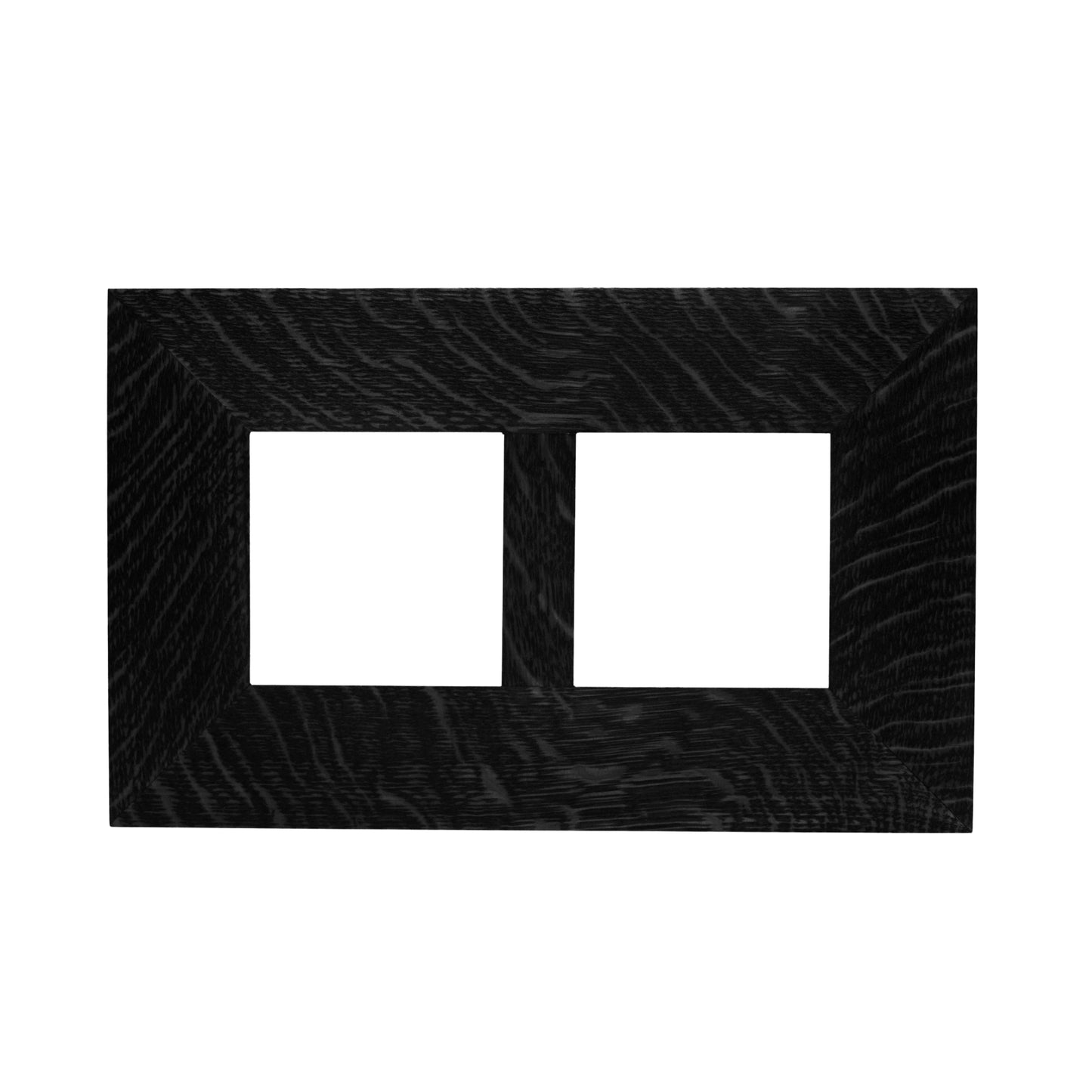 4x4 Oak Park Frame - Double Divider - Ebony