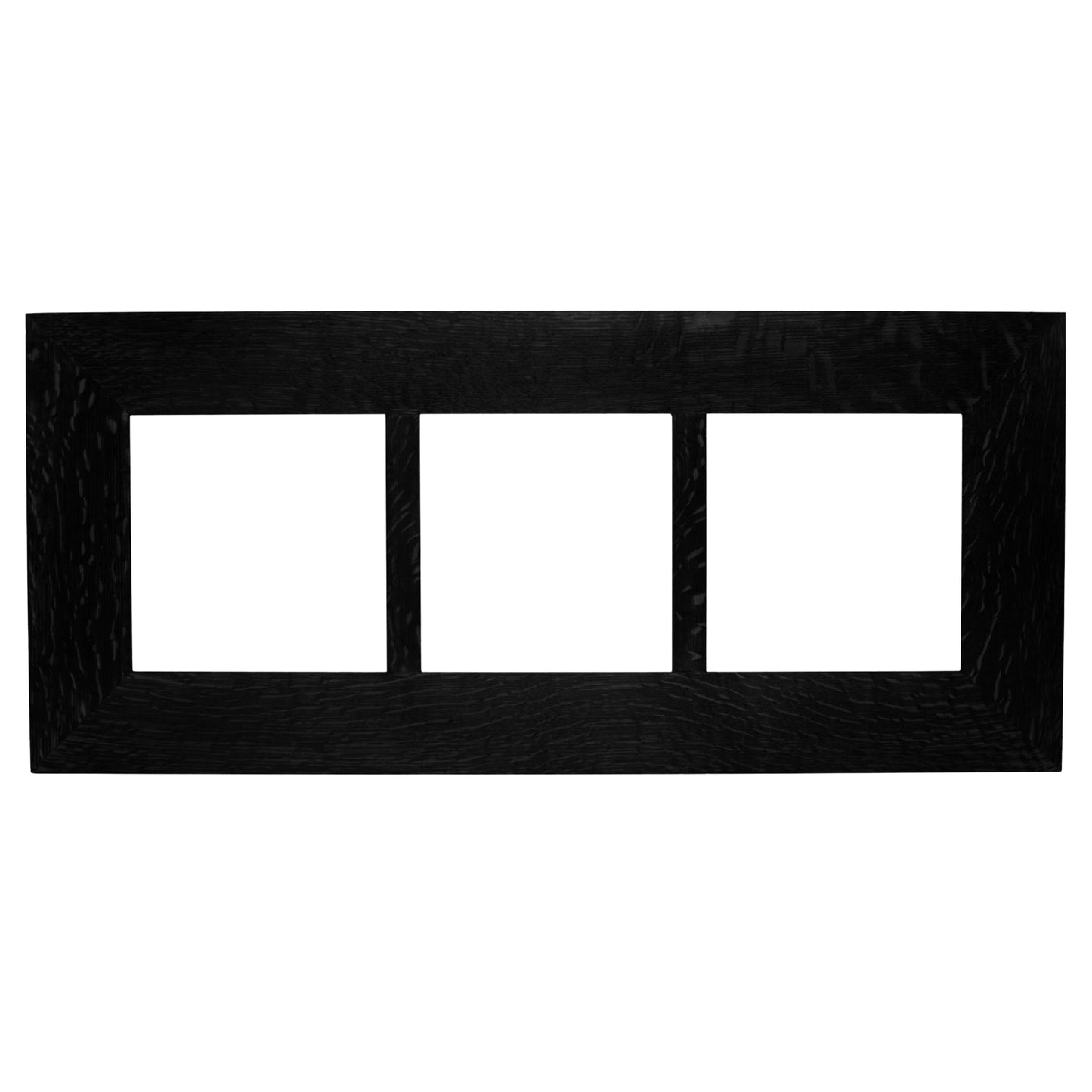 8x8 Legacy Frame - Triple Divider - Ebony
