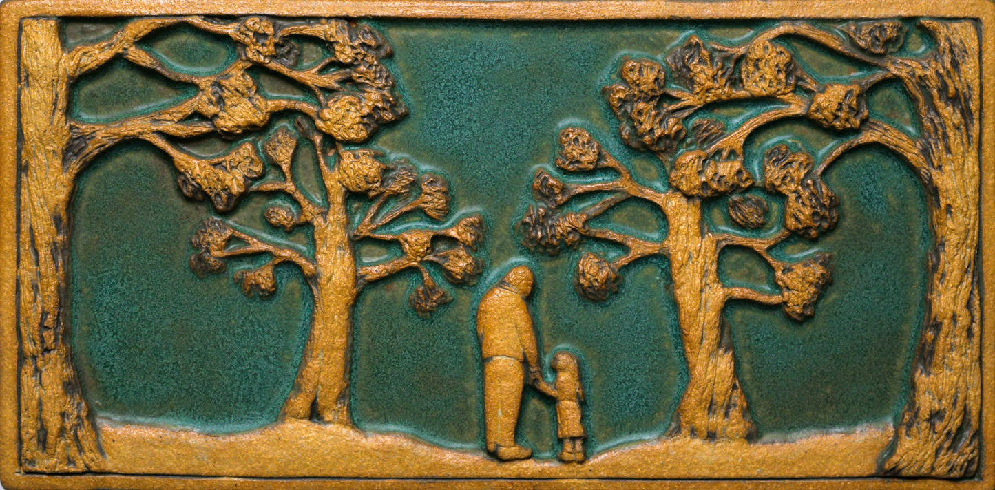 Children's Series Man & Child - 6"x12" Tile