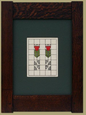 Double Poppy Window #146