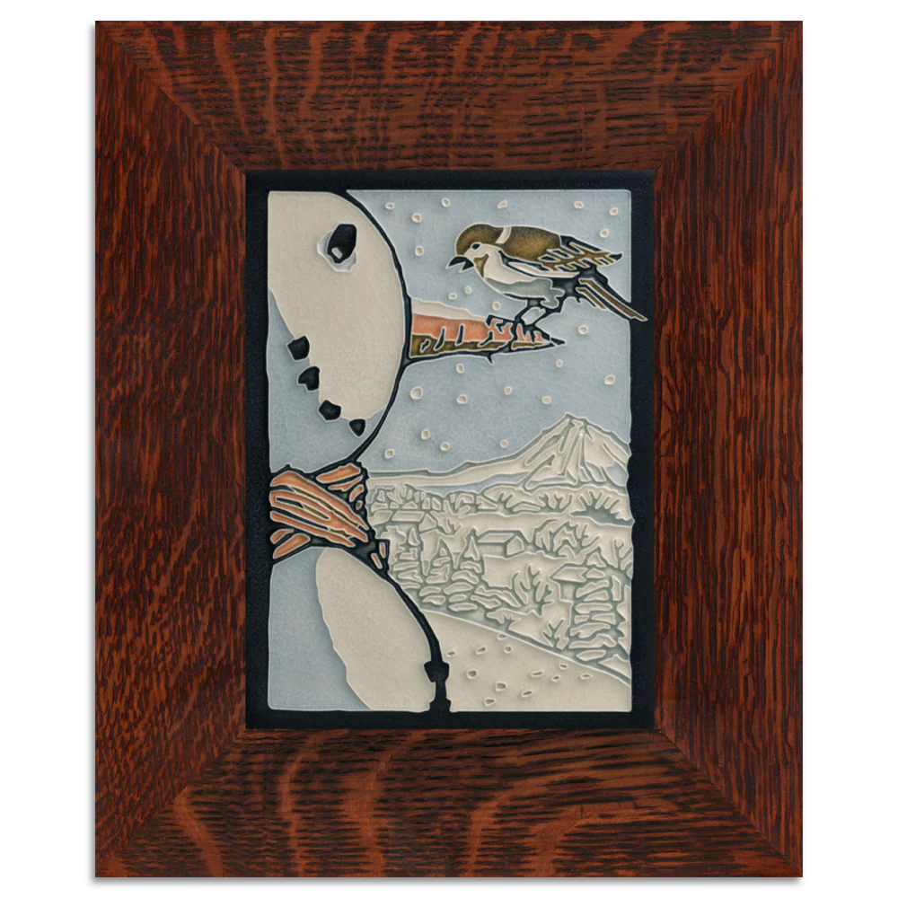 Frosty Perch - 6"x8" Tile