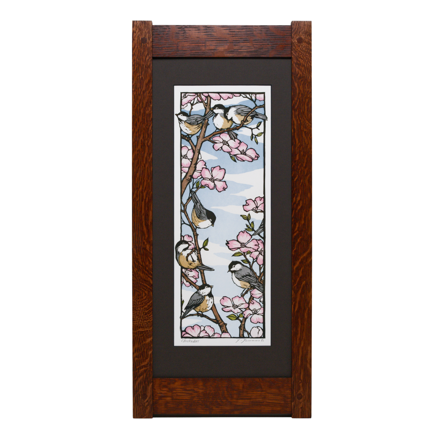 Chickadees (Giclée)
