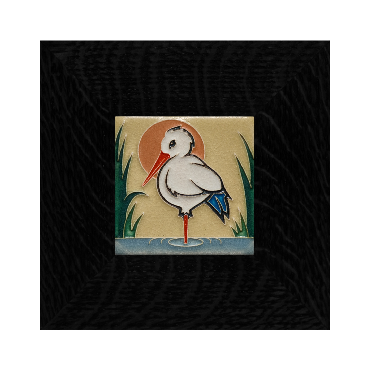 Baby Stork - 4"x4" Tile