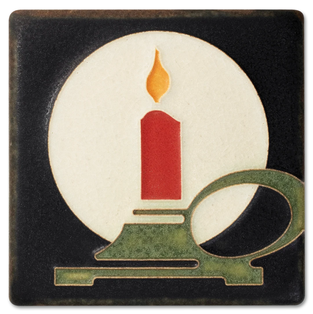 Candle - 4"x4" Tile