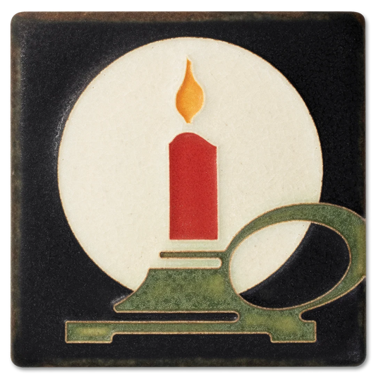 Candle - 4"x4" Tile