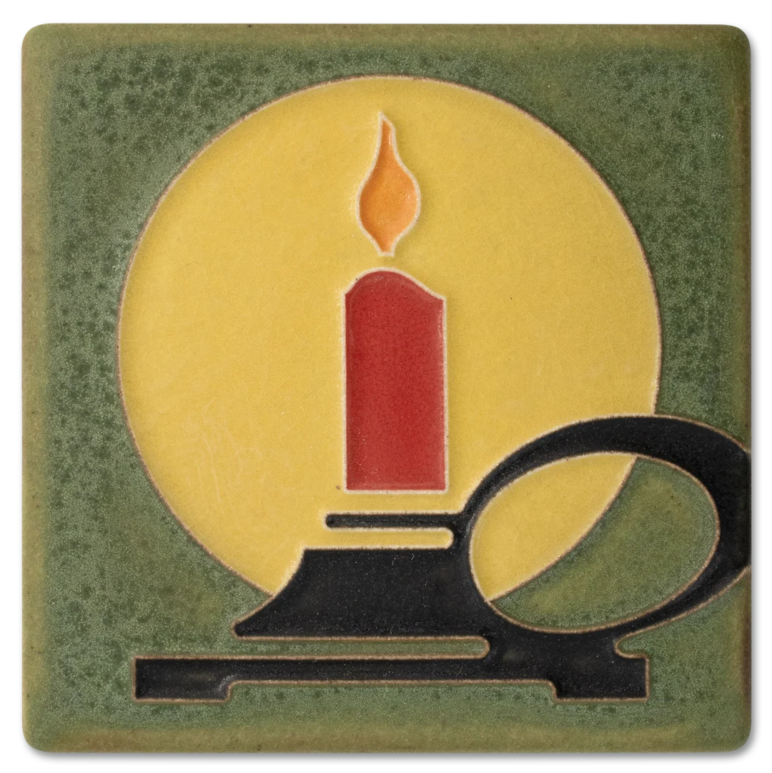 Candle - 4"x4" Tile