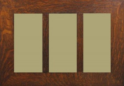 4"x8" Triple Tile Frame with Dividers