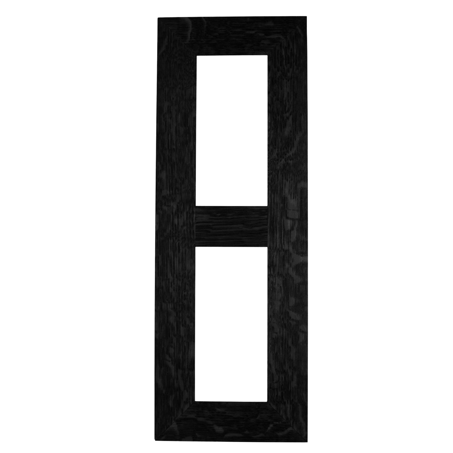 4x8 Oak Park Frame - Double Divider - Ebony