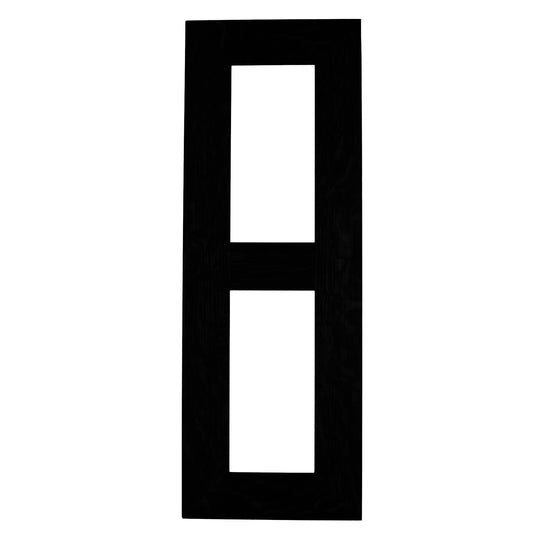 4x8 Oak Park Frame - Double Divider - Ebony