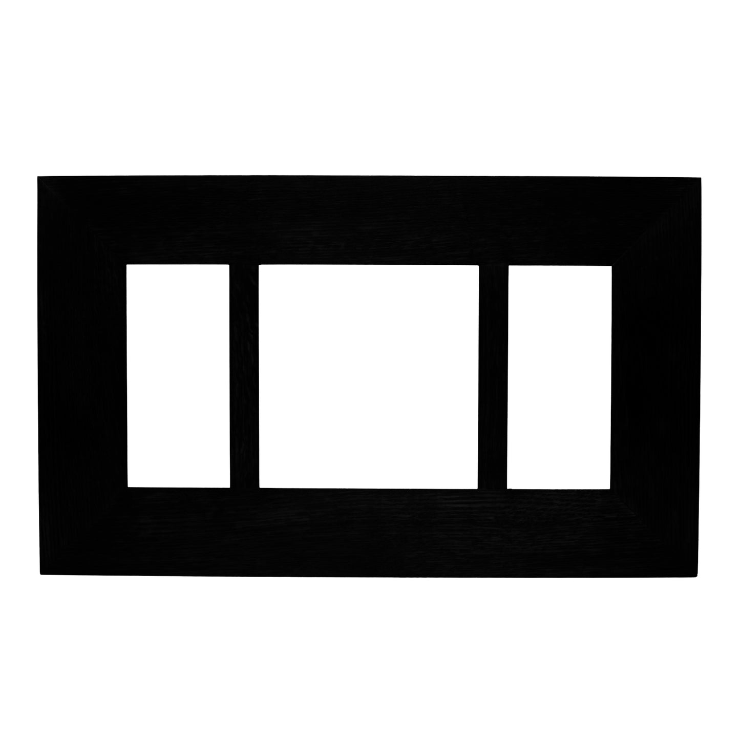 4x8, 8x8, 4x8 Legacy Frame - Triple Divider - Ebony