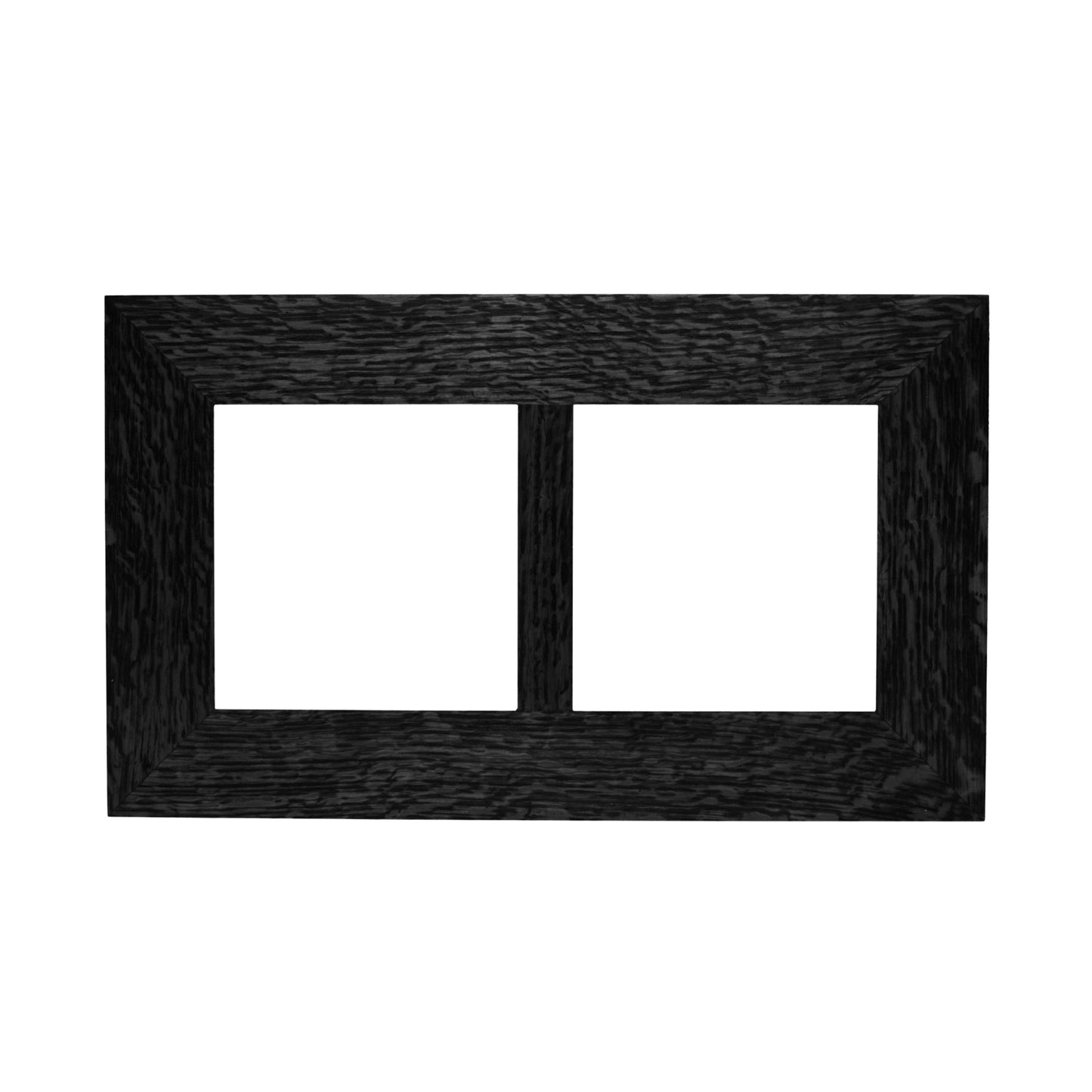 6x6 Oak Park Frame - Double Divider - Ebony