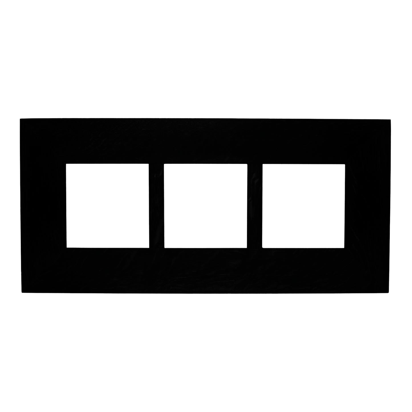 6x6 Legacy Frame - Triple Divider - Ebony