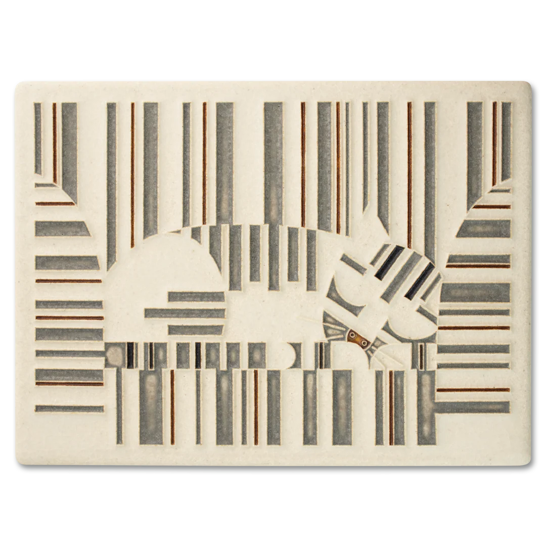Sleepy Time Tom - 6"x8" Tile