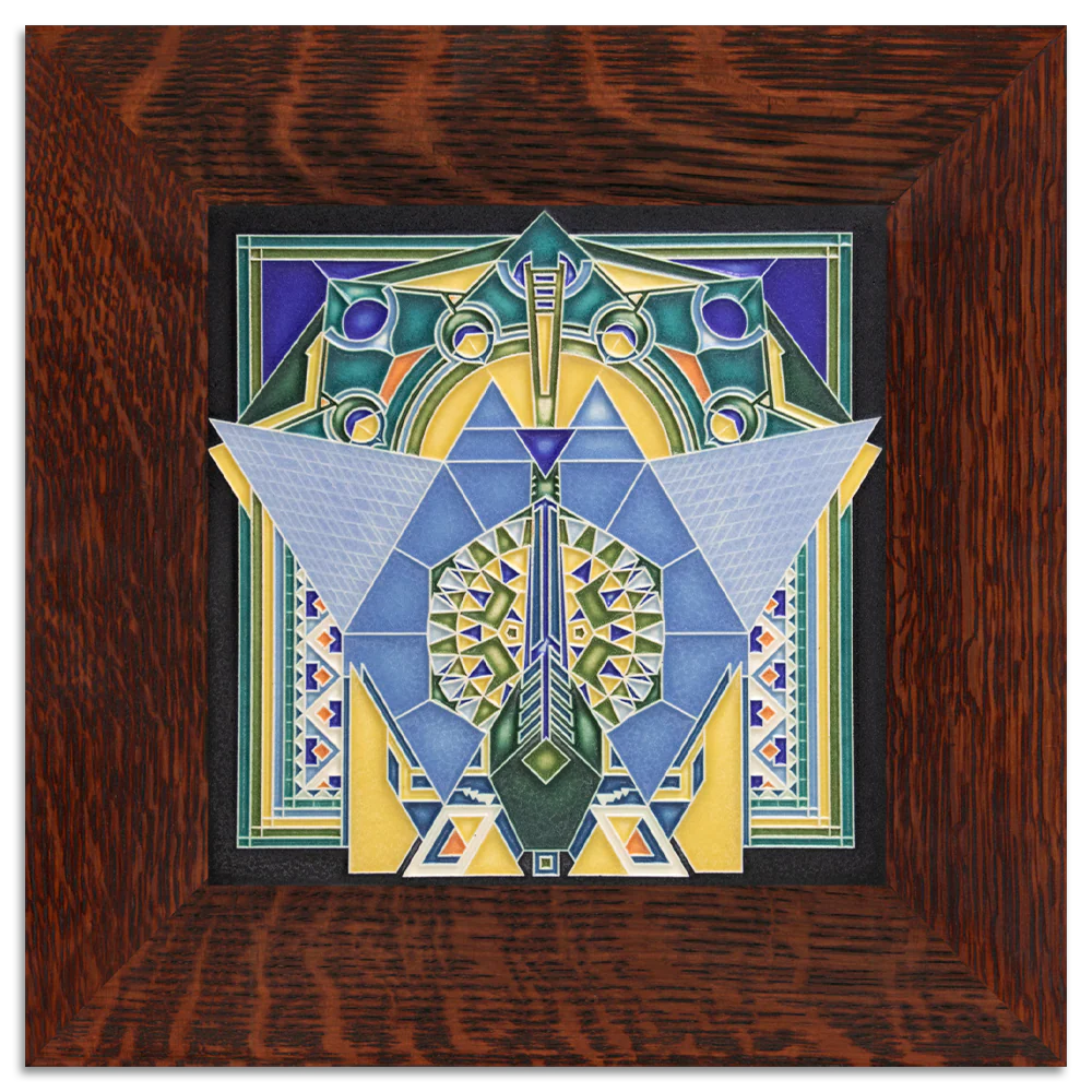 Imperial Peacock - 8"x8" Tile