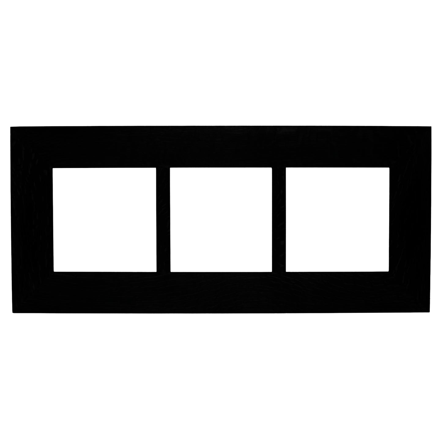8x8 Legacy Frame - Triple Divider - Ebony