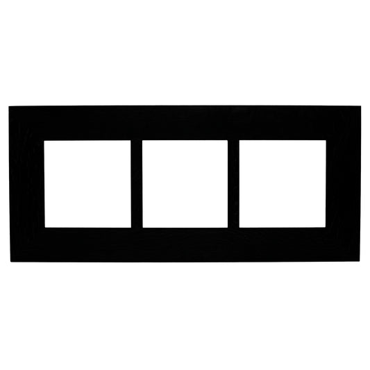 8x8 Legacy Frame - Triple Divider - Ebony