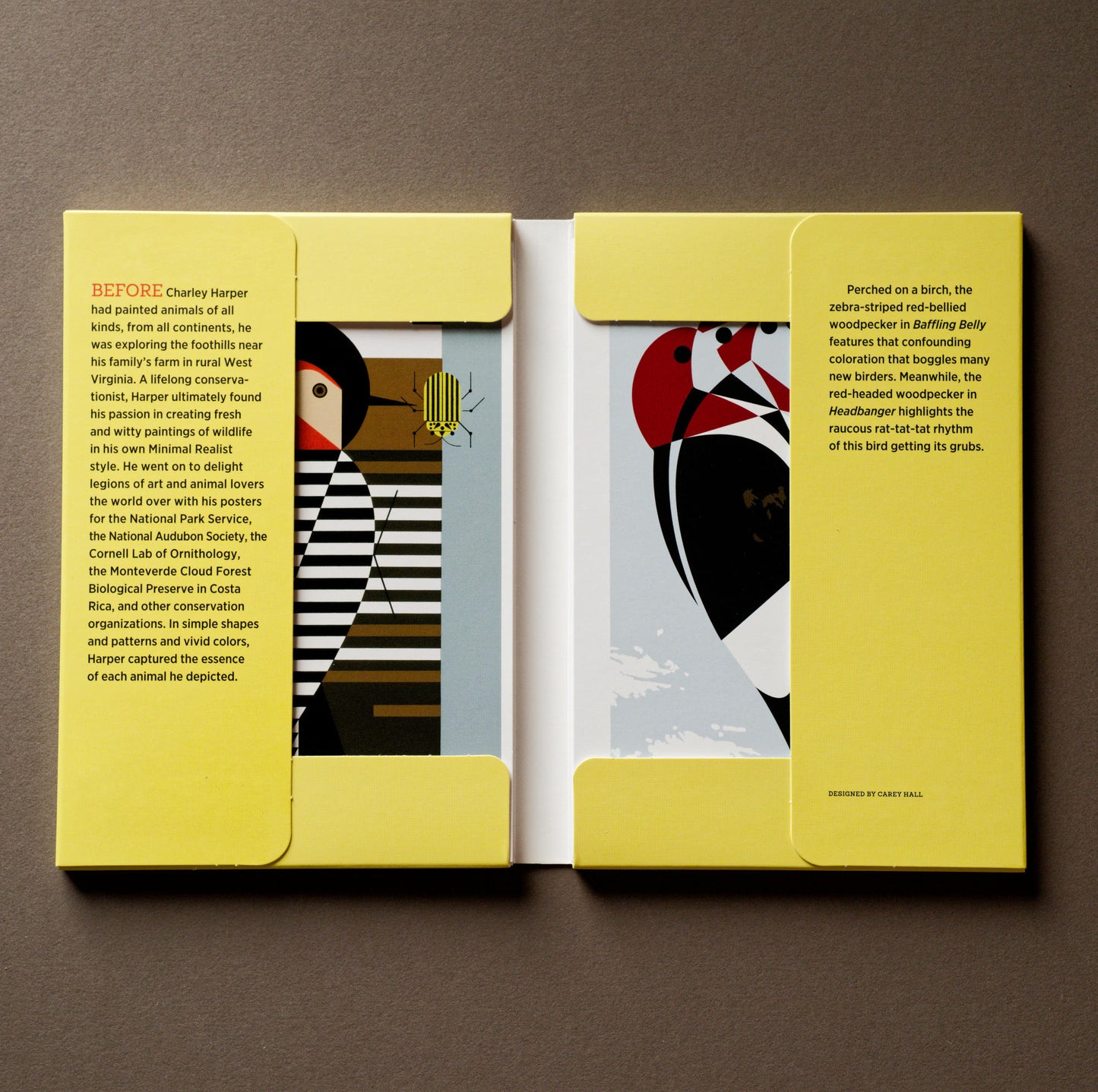 Charley Harper Woodpeckers Notecard Folio