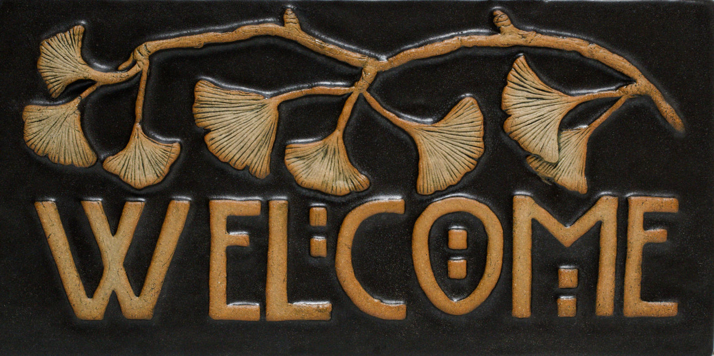 Ginkgo Welcome - 12"x6" Tile