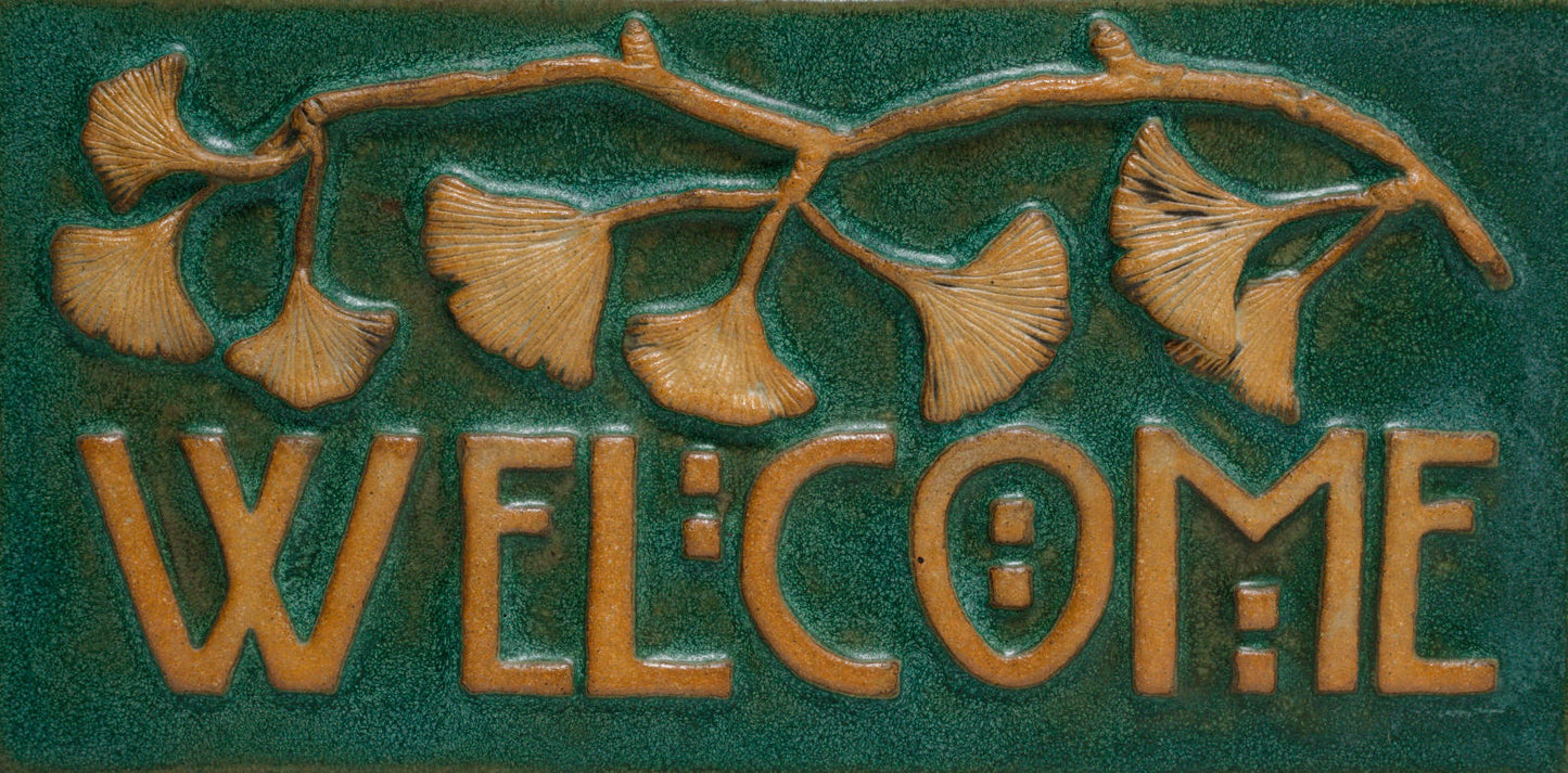 Ginkgo Welcome - 12"x6" Tile