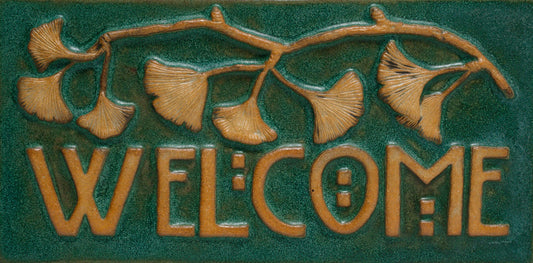 Ginkgo Welcome - 12"x6" Tile