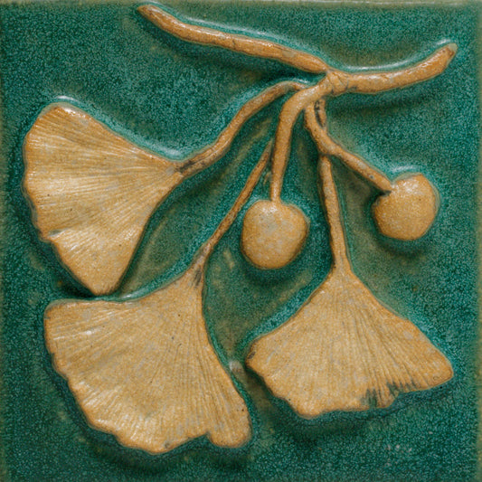 Ginkgo & Fruit -  6"x6" Tile