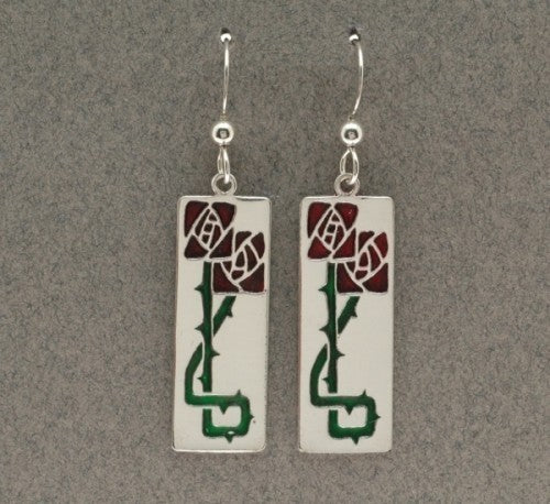 Dard Hunter Sterling Silver & Enamel Jewelry - Design #201