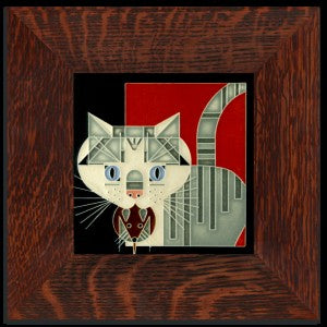 Barn Kitty - 6"x6" Tile