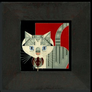Barn Kitty - 6"x6" Tile