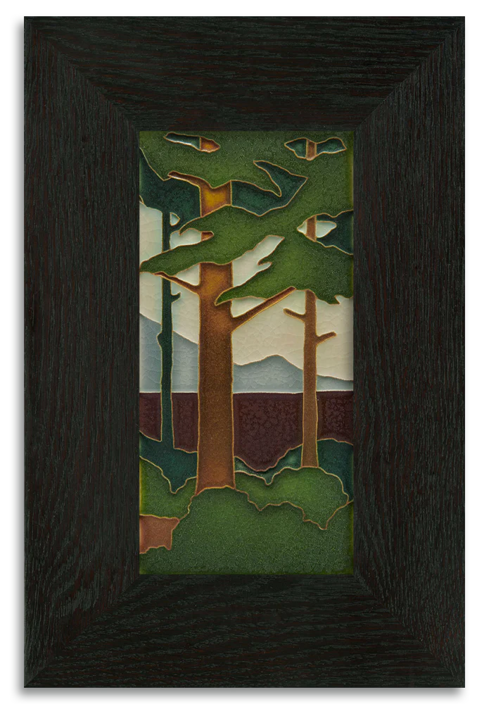Vertical Pine Landscape - 4"x8" Tile