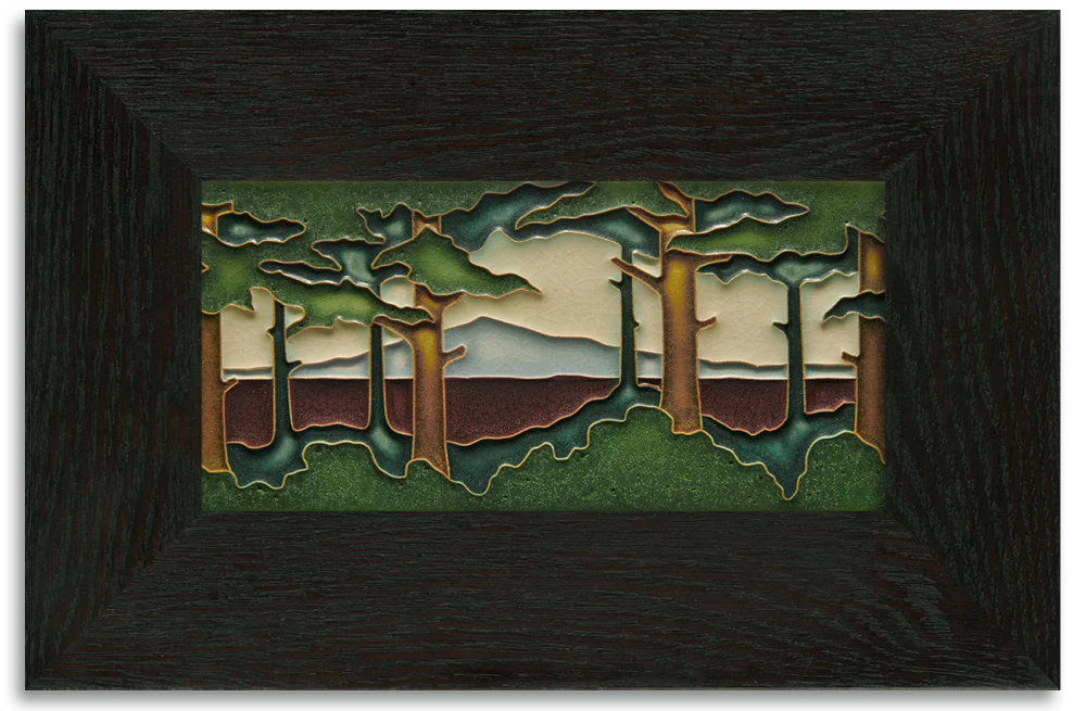 Horizontal Pine Landscape - 4"x8" Tile