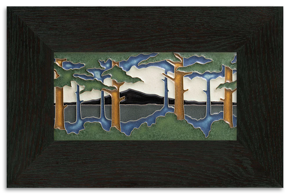 Horizontal Pine Landscape - 4"x8" Tile