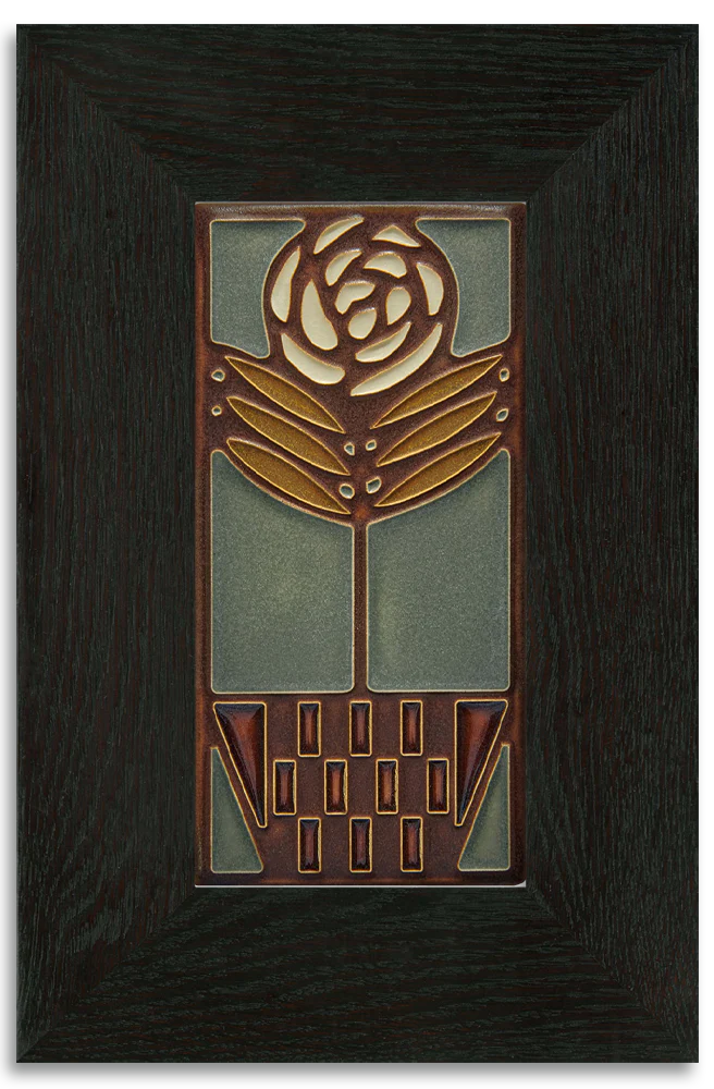 Checkerpot Rose - 4"x8" Tile