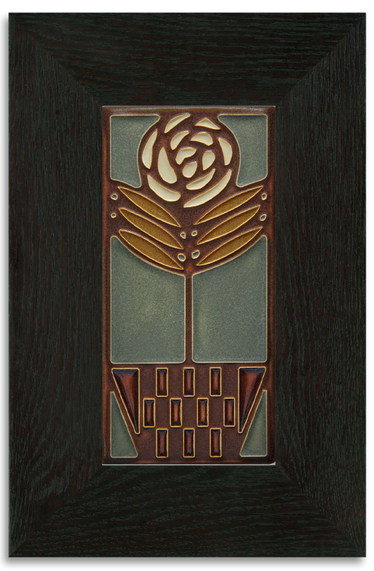 Checkerpot Rose - 4"x8" Tile