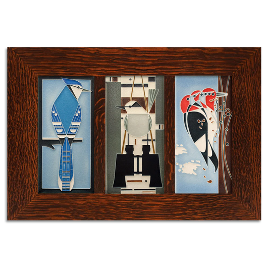 Charley Harper Birds Trio - 4"x8" Tiles