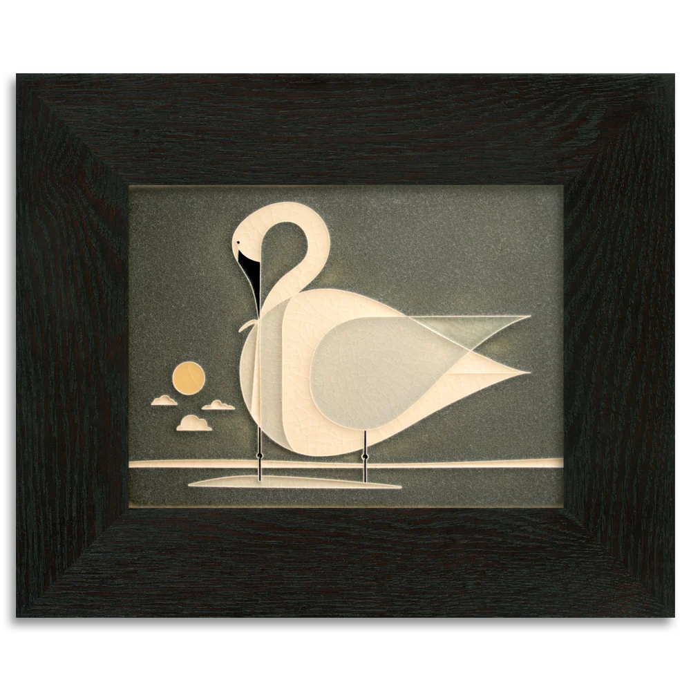 Trumpeter Swan - 6"x8" Tile