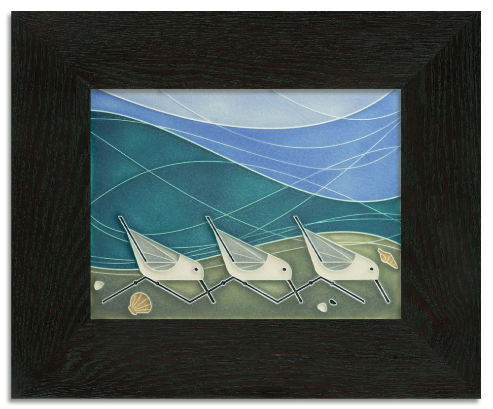 Beach Birds - 6"x8" Tile