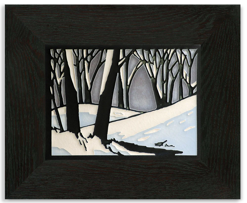 Snowscape - 6"x8" Tile