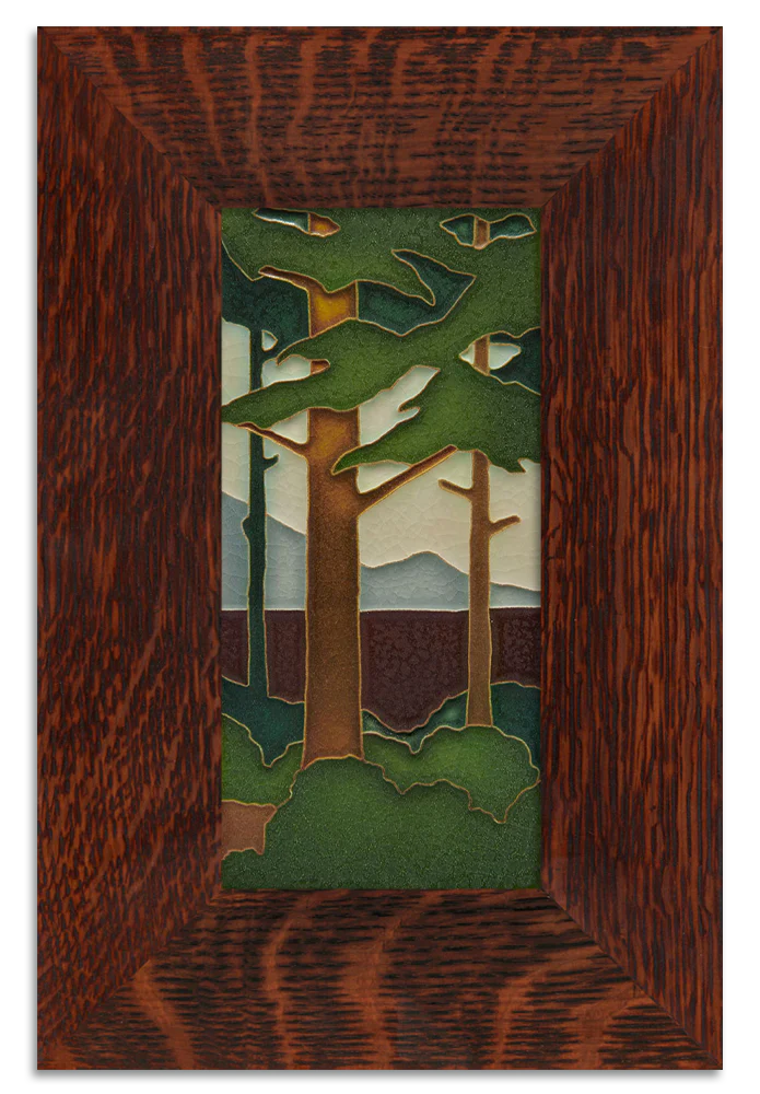 Vertical Pine Landscape - 4"x8" Tile