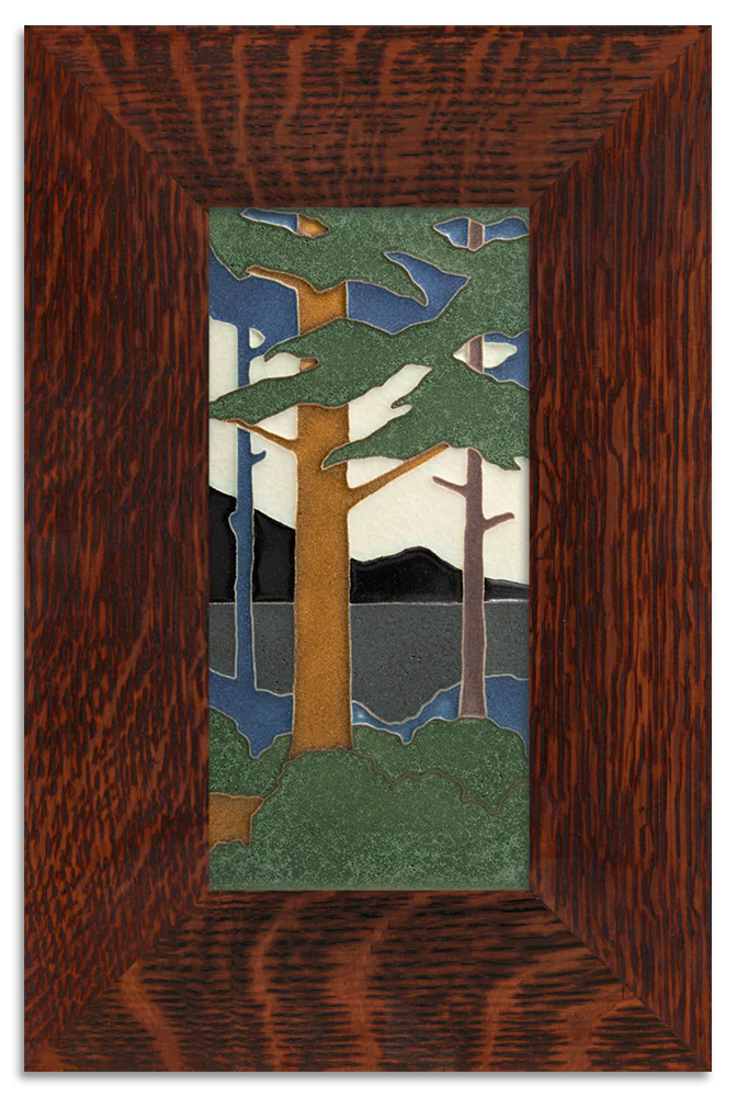Vertical Pine Landscape - 4"x8" Tile
