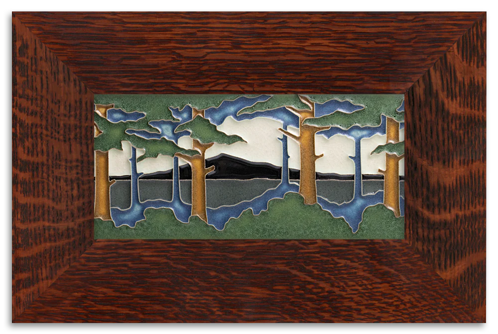 Horizontal Pine Landscape - 4"x8" Tile