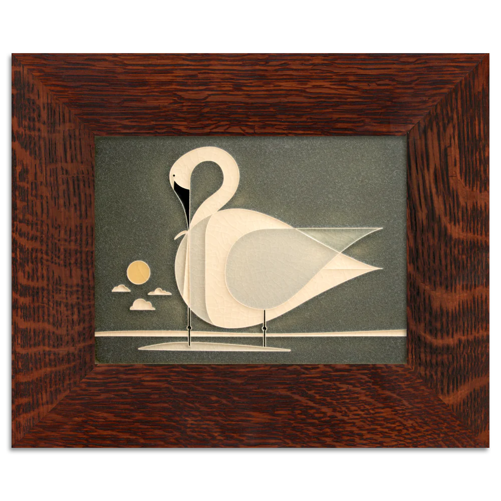 Trumpeter Swan - 6"x8" Tile