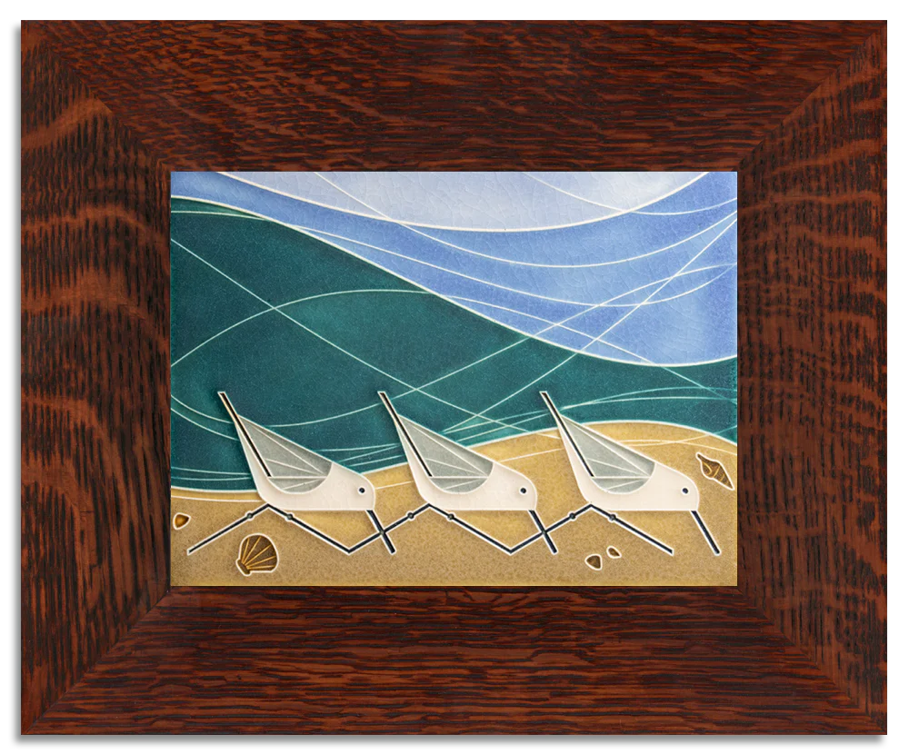 Beach Birds - 6"x8" Tile