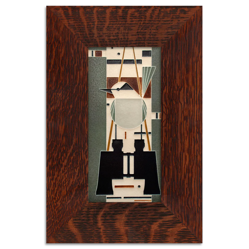 Who's Watching Whom - 4x8 Motawi Tileworks Tile