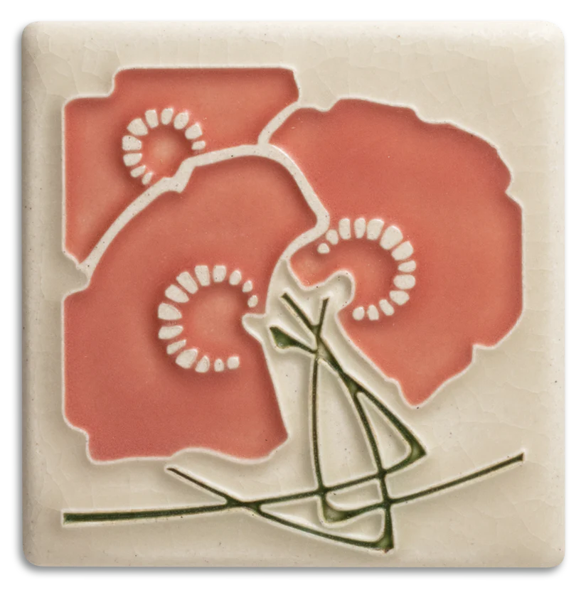 Charming Bouquet - 4"x4" Tile