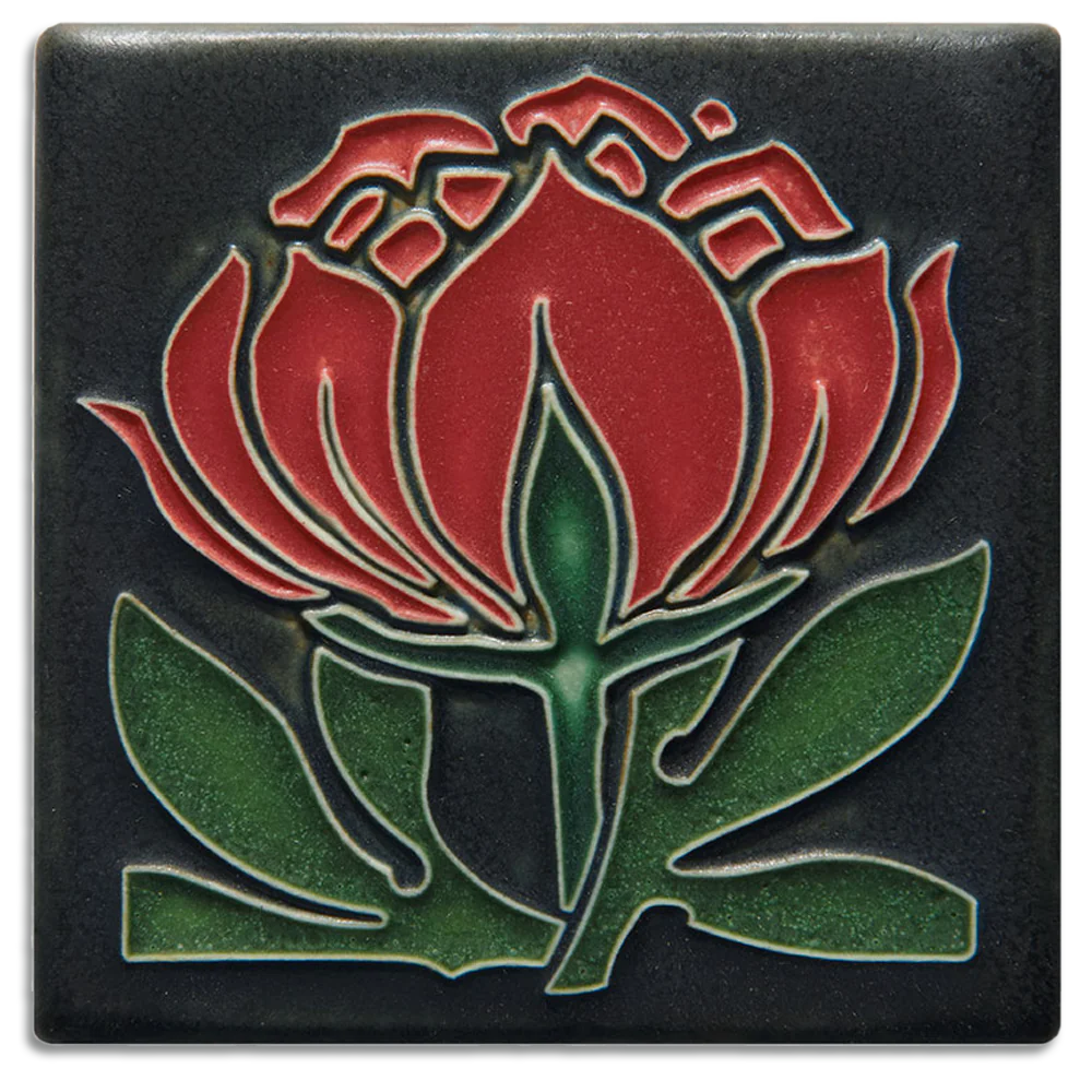 Peony Bloom - 4"x4" Tile