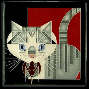 Barn Kitty - 6"x6" Tile
