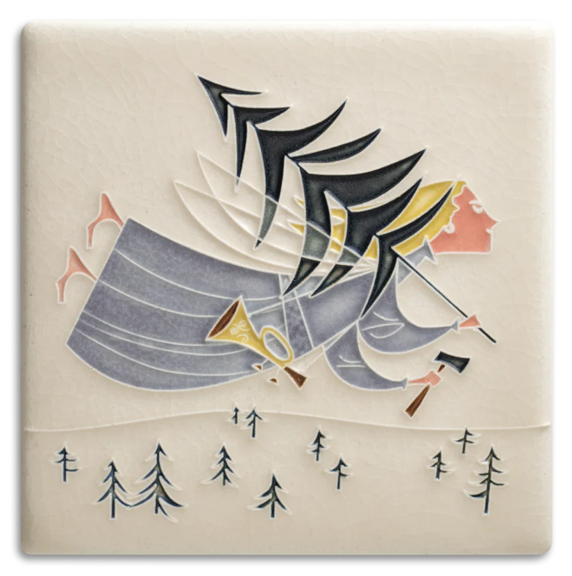 Christmas Spirit - 6"x6" Tile