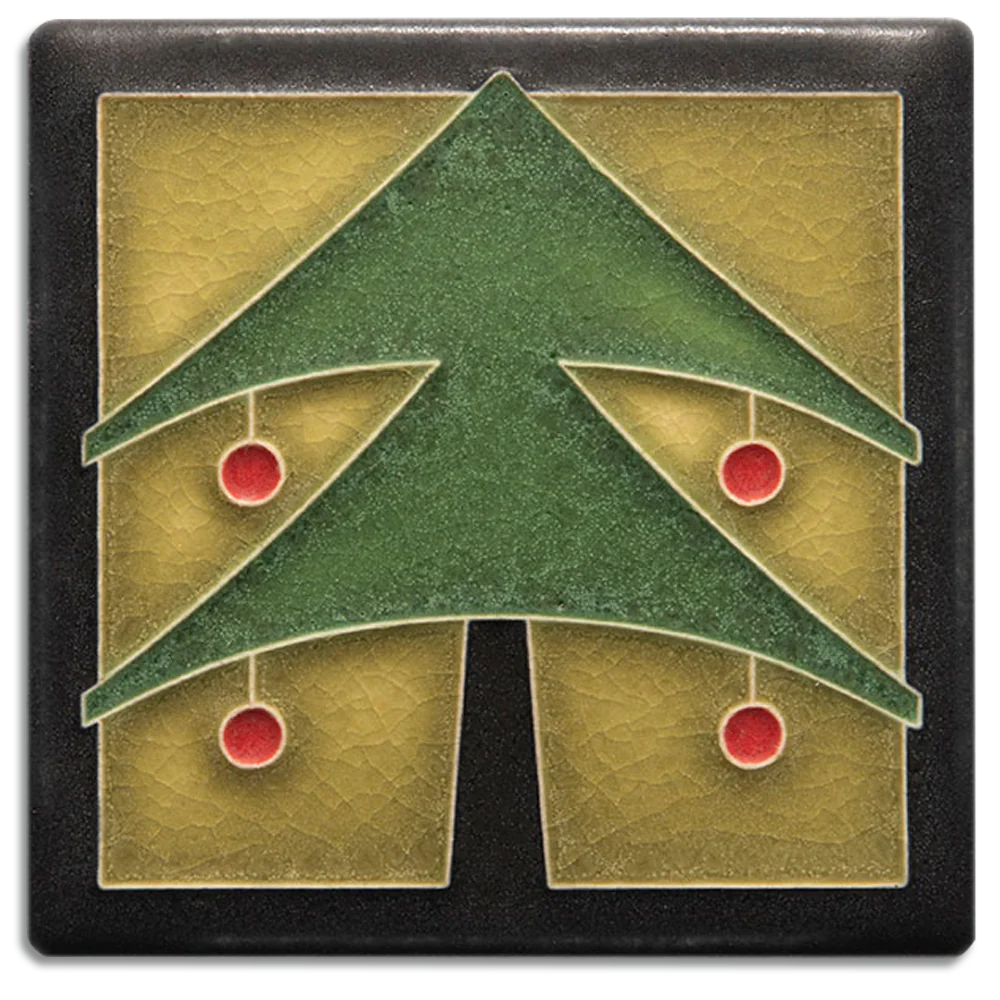 Christmas Tree - 4"x4" Tile
