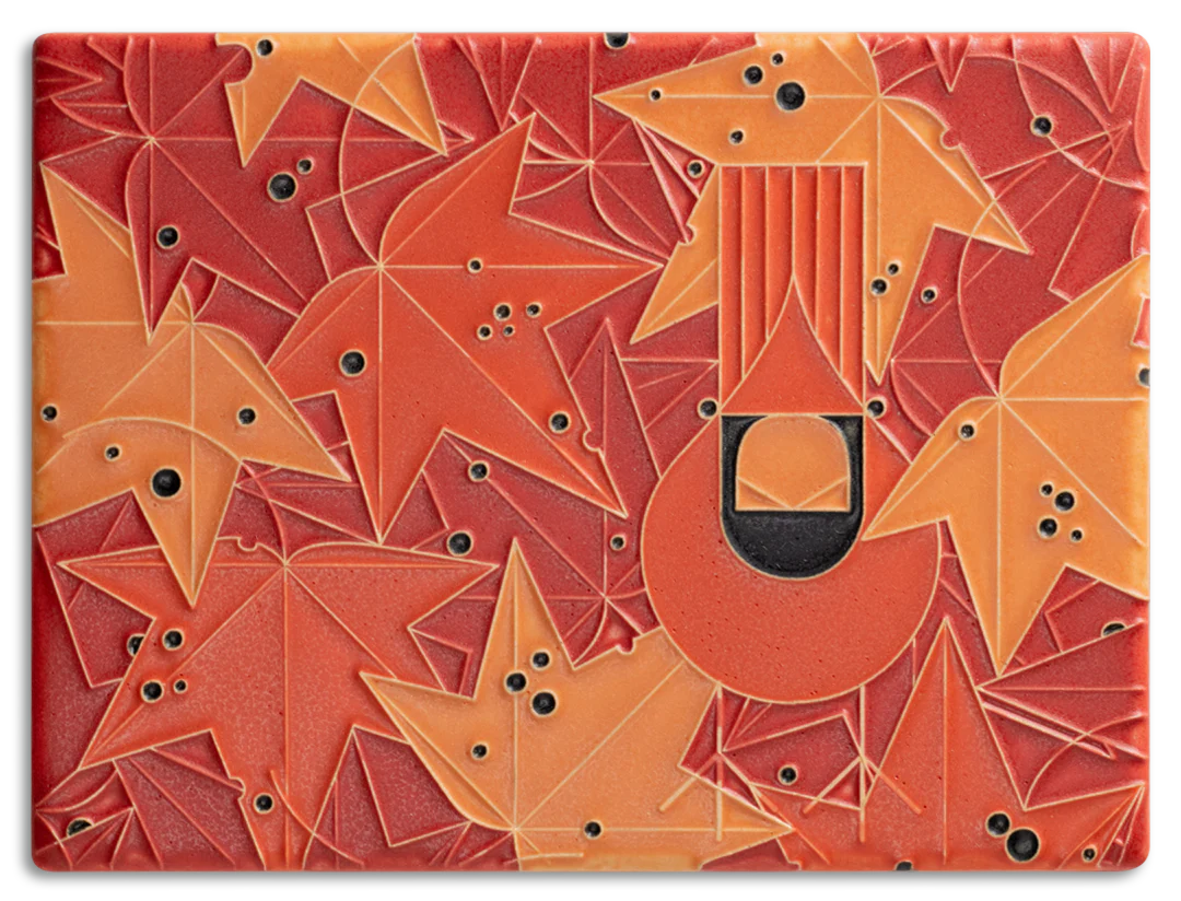 Under the Sweetgum - 6x8 Motawi Tileworks Tile